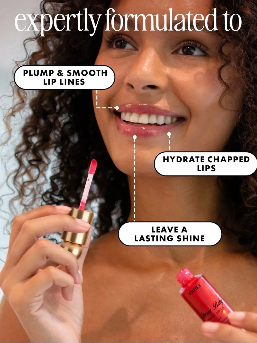 NEW TRULY LIP OIL AND GLOSS BUNDLE- NEW & SEALED - 5 piece set!